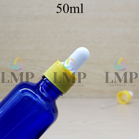 Chai tinh dầu nắp bóp khoen nhựa sọc 50ml