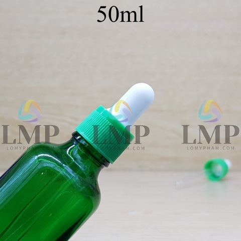 Chai tinh dầu nắp bóp khoen nhựa sọc 50ml