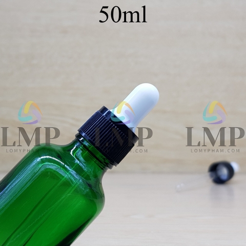 Chai tinh dầu nắp bóp khoen nhựa sọc 50ml