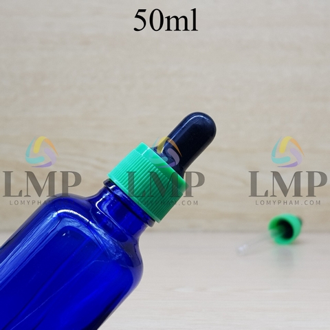 Chai tinh dầu nắp bóp khoen nhựa sọc 50ml