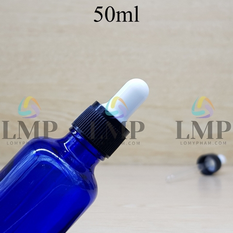 Chai tinh dầu nắp bóp khoen nhựa sọc 50ml