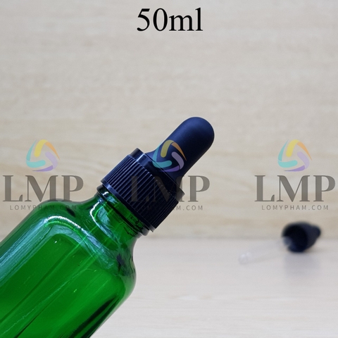 Chai tinh dầu nắp bóp khoen nhựa sọc 50ml