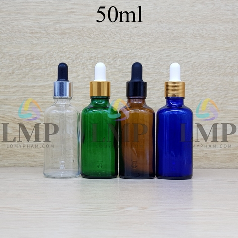 Chai tinh dầu nắp bóp khoen nhôm 50ml