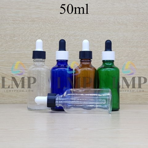 Chai tinh dầu nắp bóp khoen nhựa sọc 50ml