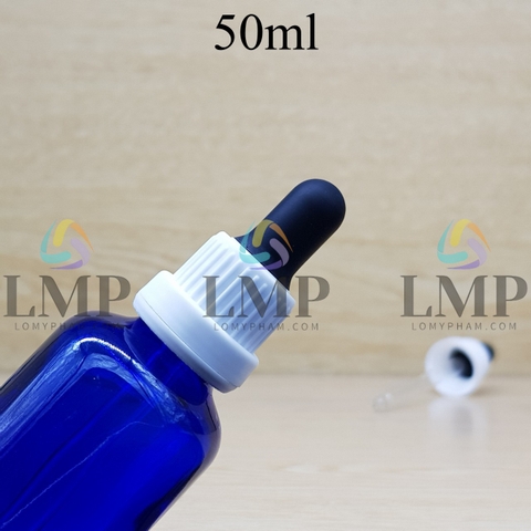 Chai tinh dầu nắp bóp sọc dày 50ml
