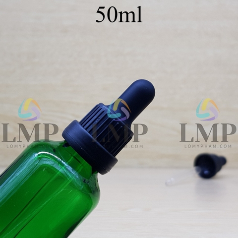 Chai tinh dầu nắp bóp sọc dày 50ml