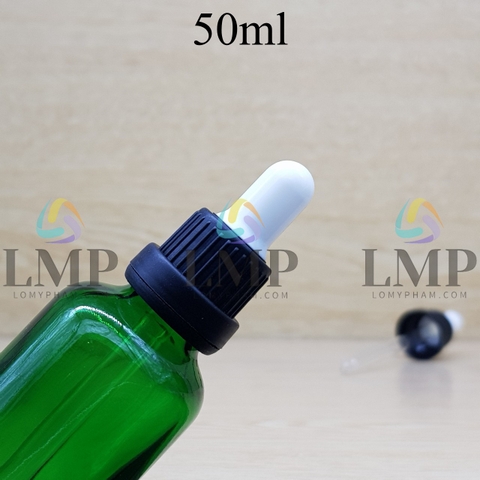Chai tinh dầu nắp bóp sọc dày 50ml