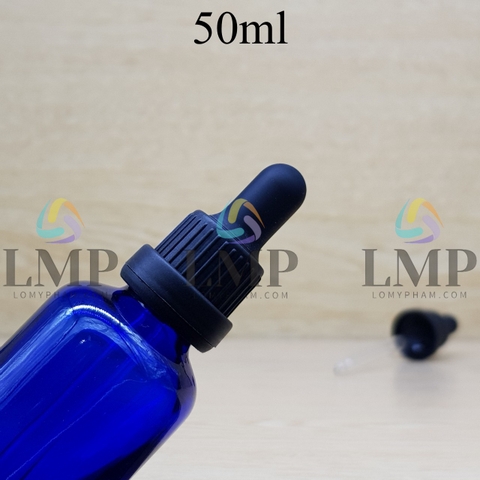 Chai tinh dầu nắp bóp sọc dày 50ml