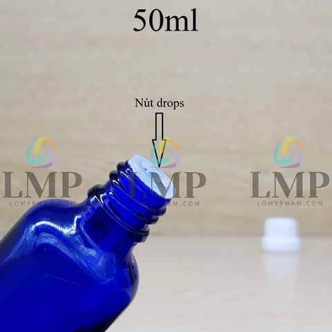 Chai tinh dầu nắp dày 50ml
