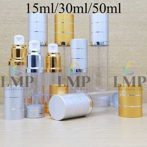 Chai hck thân trong nắp 2 viền
