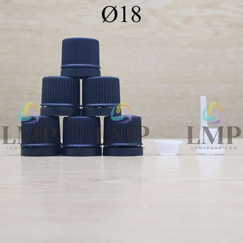 Nắp nhựa mỏng Ø18 ( kèm nút chặn )