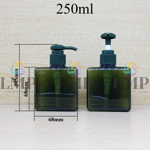 Chai lotion vuông vòi dài