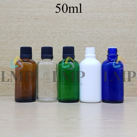 Chai tinh dầu nắp nhựa mỏng 50ml