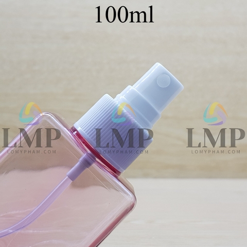 Chai lotion vuông phun sương