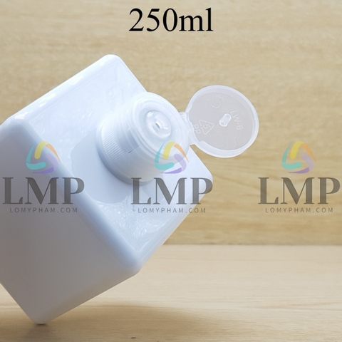 Chai lotion vuông nắp bật sọc