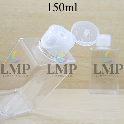 Chai lotion vuông nắp bật sọc