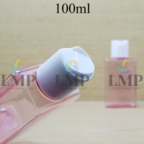 Chai lotion vuông nắp nhấn