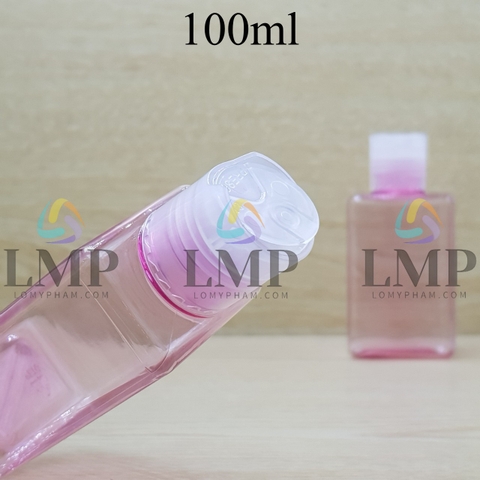 Chai lotion vuông nắp nhấn