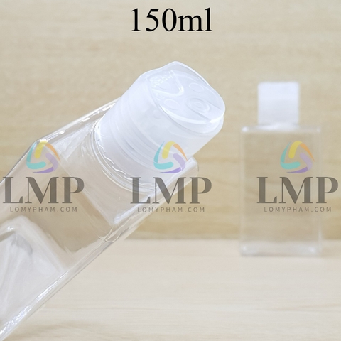 Chai lotion vuông nắp nhấn