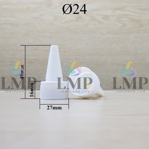 Nắp nhọn sọc Ø24