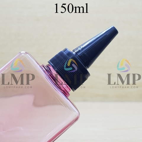 Chai lotion vuông nắp nhọn sọc