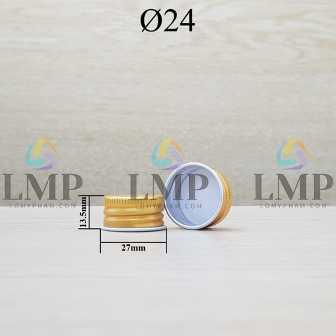 Nắp nhôm cuốn Ø24