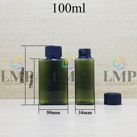 Chai lotion vuông nắp child resistant