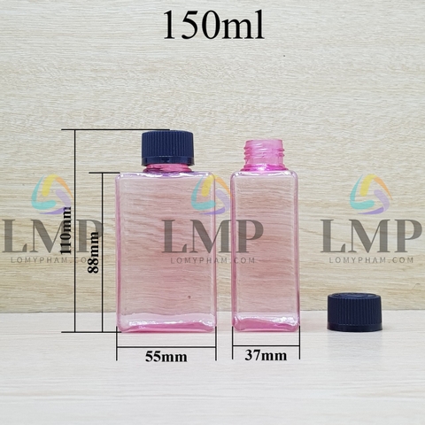 Chai lotion vuông nắp child resistant