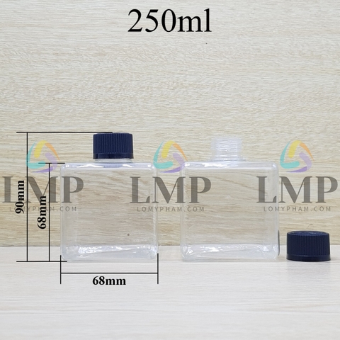 Chai lotion vuông nắp child resistant