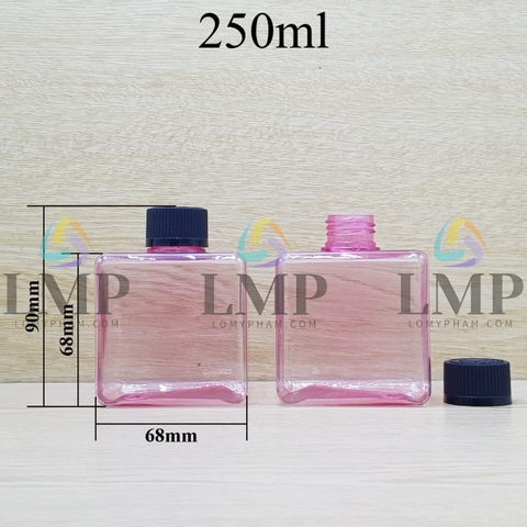 Chai lotion vuông nắp child resistant