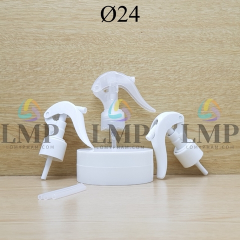 Đầu xịt kiếng có khóa Ø24