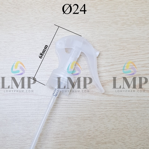 Đầu xịt kiếng có khóa Ø24