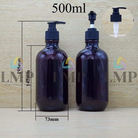 Chai PET 38g vòi van sọc 500ml
