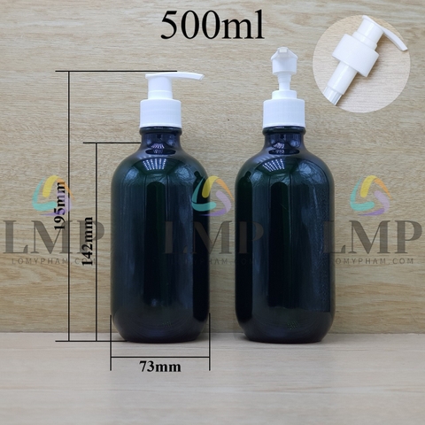 Chai PET 38g vòi van sọc 500ml