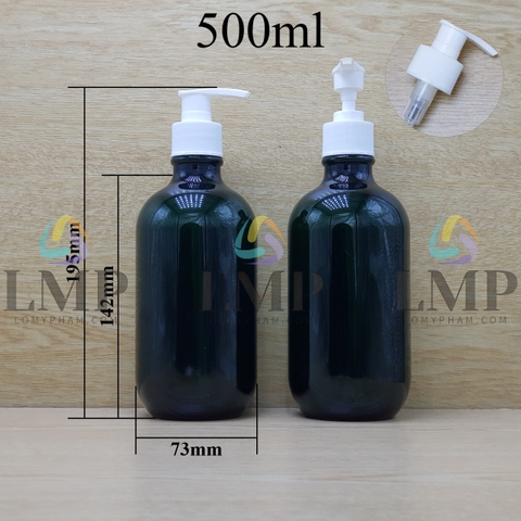 Chai PET 38g vòi van sọc 500ml