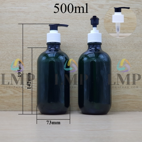 Chai PET 38g vòi van sọc 500ml