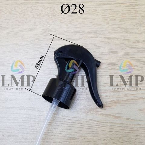 Đầu xịt kiếng có khóa Ø28