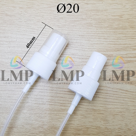 Đầu phun sương sọc Ø20