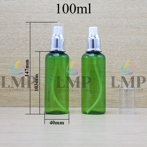 Chai vai tròn đầu phun sương xi 100ml