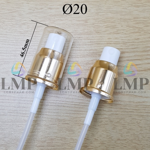 Đầu phun sương xi Ø20