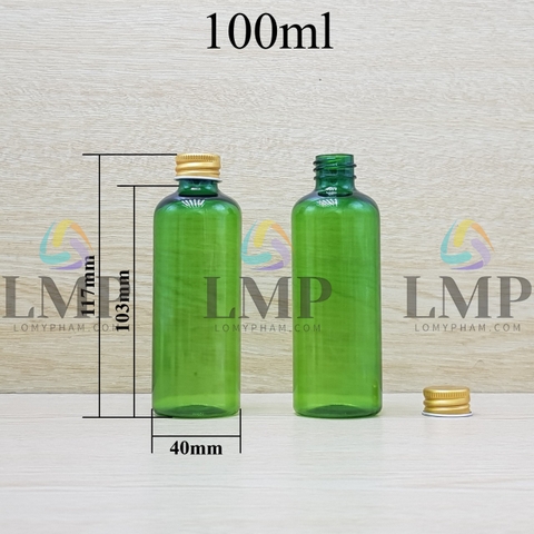 Chai vai tròn nắp nhôm cuốn 100ml