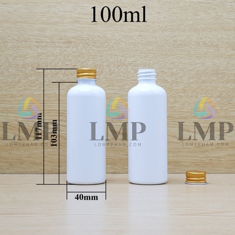 Chai vai tròn nắp nhôm cuốn 100ml
