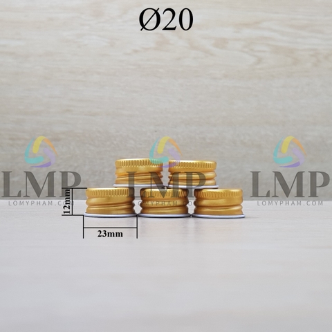 Nắp nhôm cuốn Ø20