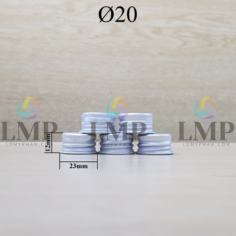 Nắp nhôm cuốn Ø20