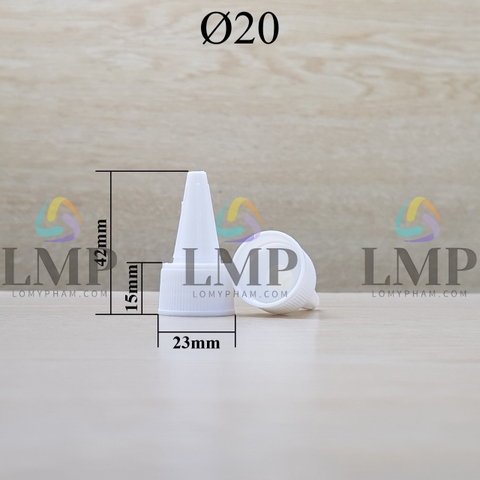 Nắp nhọn sọc Ø20