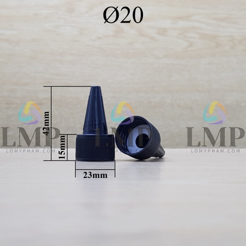 Nắp nhọn sọc Ø20