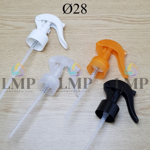 Đầu xịt kiếng có khóa Ø28