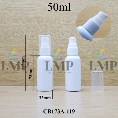 Chai vai tròn đầu xịt giọt 1 viền 50ml