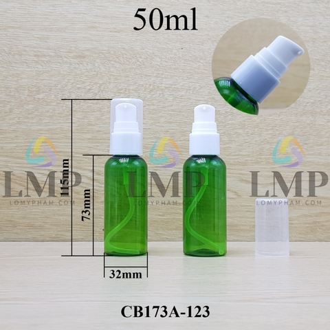 Chai vai tròn đầu xịt giọt 1 viền 50ml