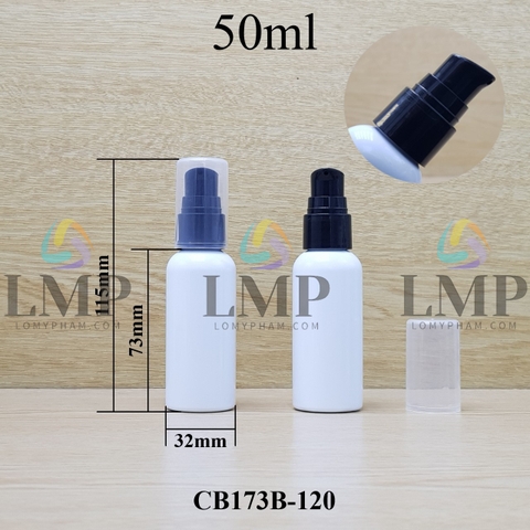Chai vai tròn đầu xịt giọt 1 viền 50ml